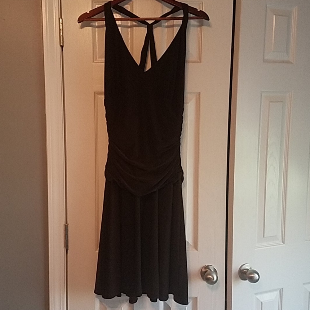 Strappy brown nine west dress